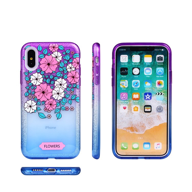 Gradient 2 IN 1  Case for IPhone X Wholesale