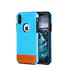 2 IN 1 Leather Sticker Case Wholesale for iPhone X