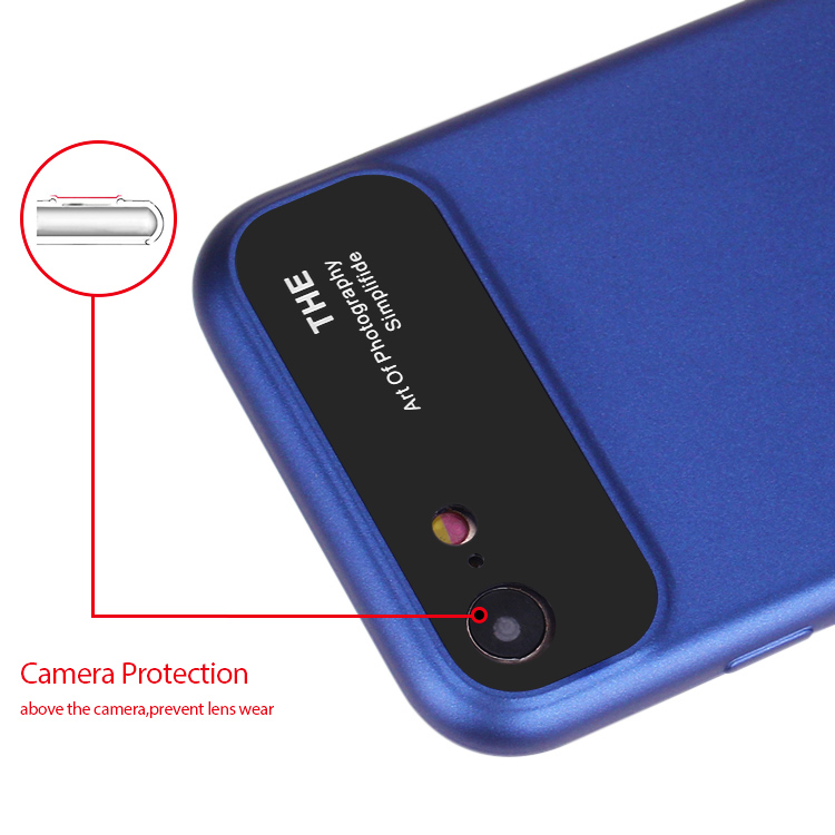 2 in1 case for iPhone 7 plus with metal camera protection lens