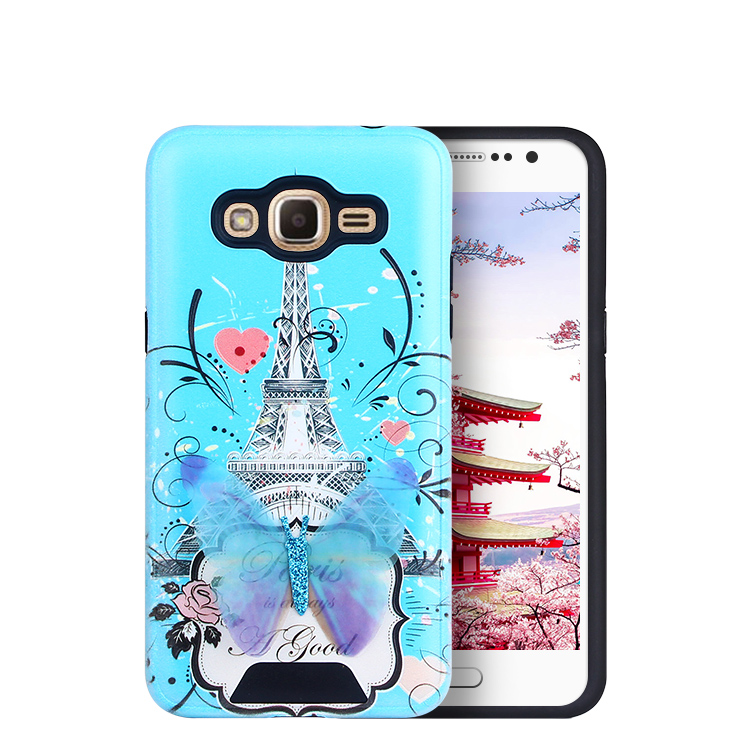 Butterfly pattern designed case for Samsung J2 Prime