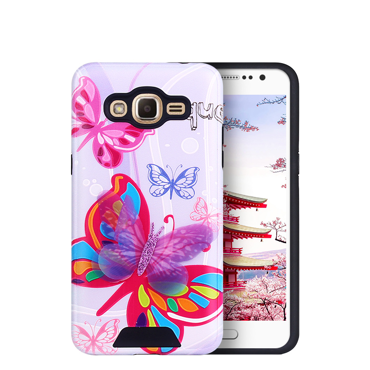 Butterfly pattern designed case for Samsung J2 Prime