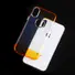 TPU Clear Case with Electroplating button For IPhone X