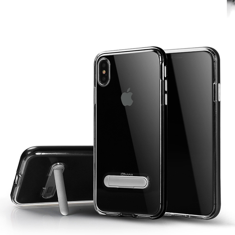 Crystal Clear Cases for IPhoneXS MAS with Electroplated Frame