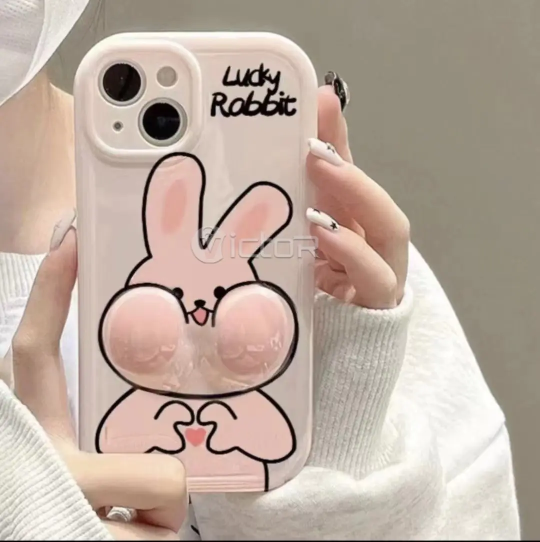 cute 3d cartoon phone case for iphone 14 13 12 11 back cover