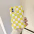Chessboard phone cover for iphone 14 13 12 11 silicone back cover