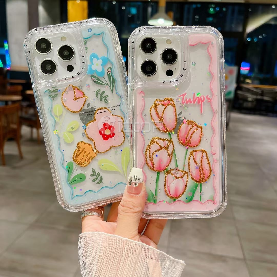 custom flower phone cases for iphone 15 14 13 12 11 fundas para celures