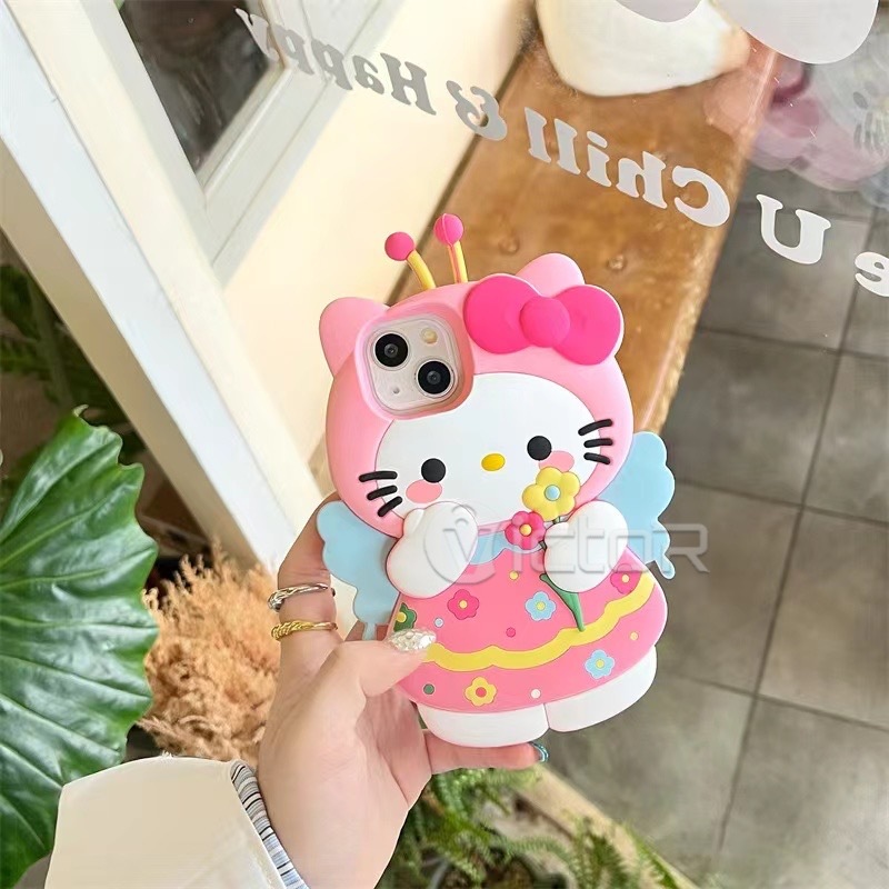 cute silicone kitty cat phone cases for iphone 15 pro 14plus 13 12 11 pro max