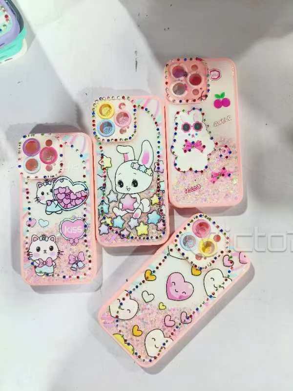 camera lens protective cute cartoon phone cases for iphone 15 14 13 12 11