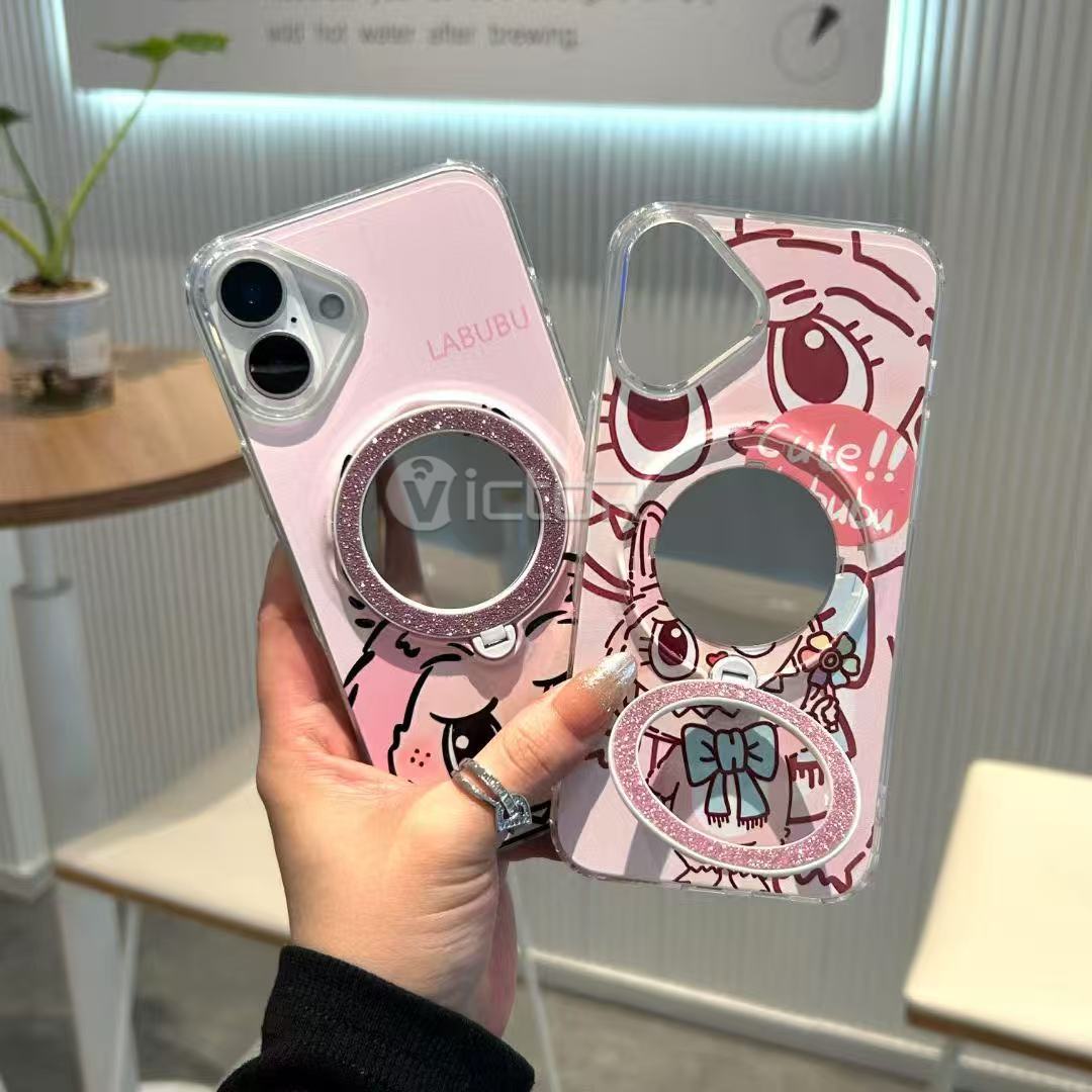 wholesale makeup mirror phone cases for iphone 16 15 14 13 12 11
