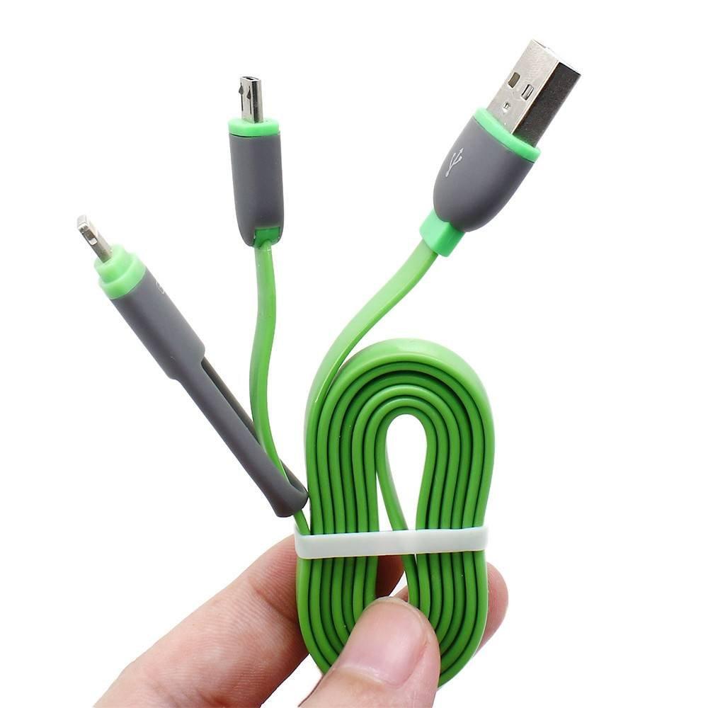 2 in1 Universal Long USB Power Charger Cable