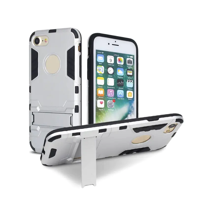 Robotic Feeling Armor Case for iPhone 7 with Kickstand