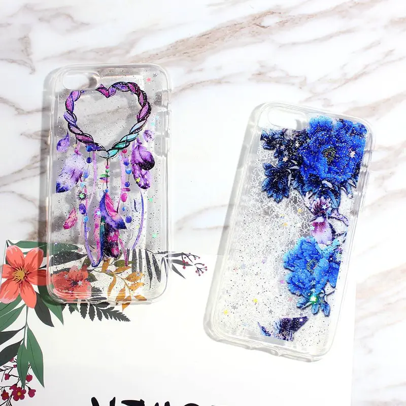 Clear Phone Case for iPhone 7 with Pretty Artwork Patterns