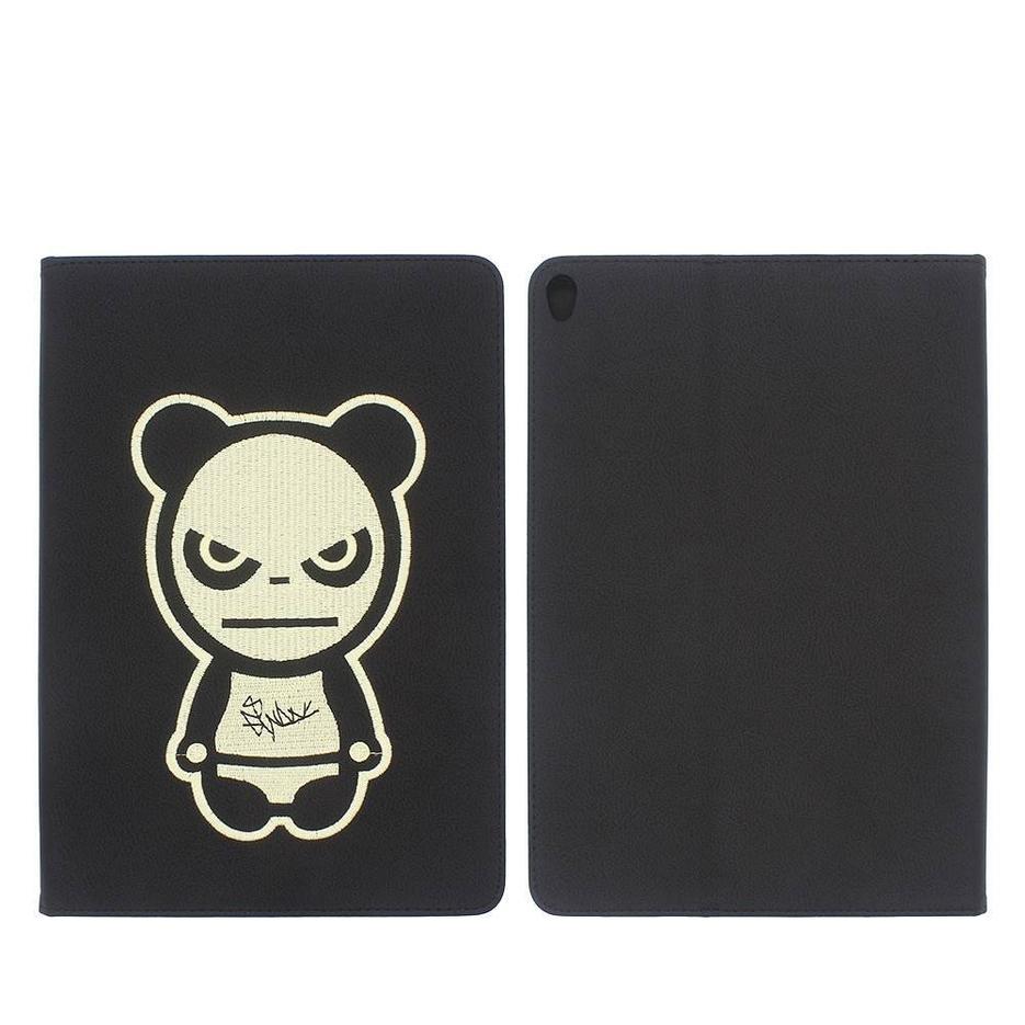 Tablet Protective Case with Embroidery Hi Panda Artwork