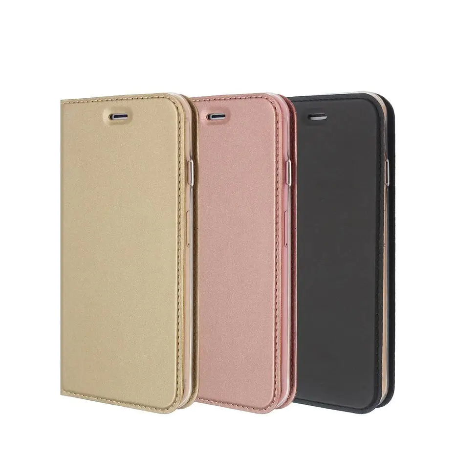 Leather iPhone 6 Case in Foldable Stand Wallet Design
