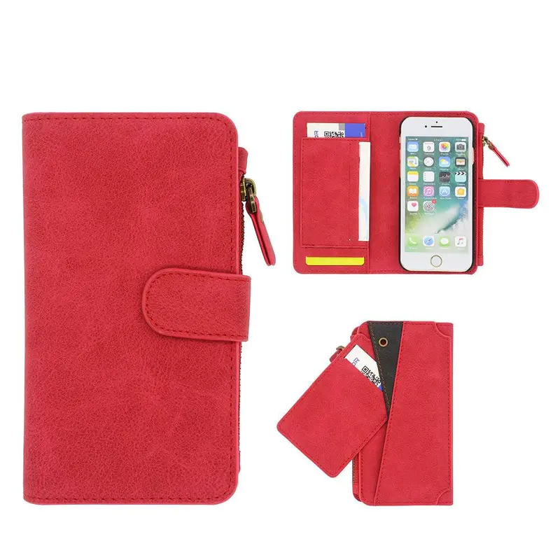 iPhone 6 Leather Case with Card Holders Fits iPhone 7