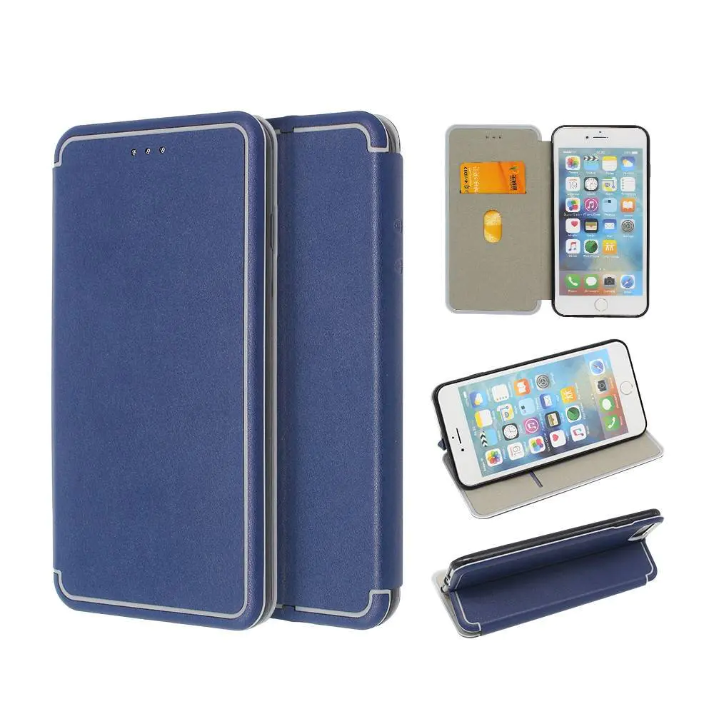 Leather iPhone 6 Plus Wallet Case in Foldable Design