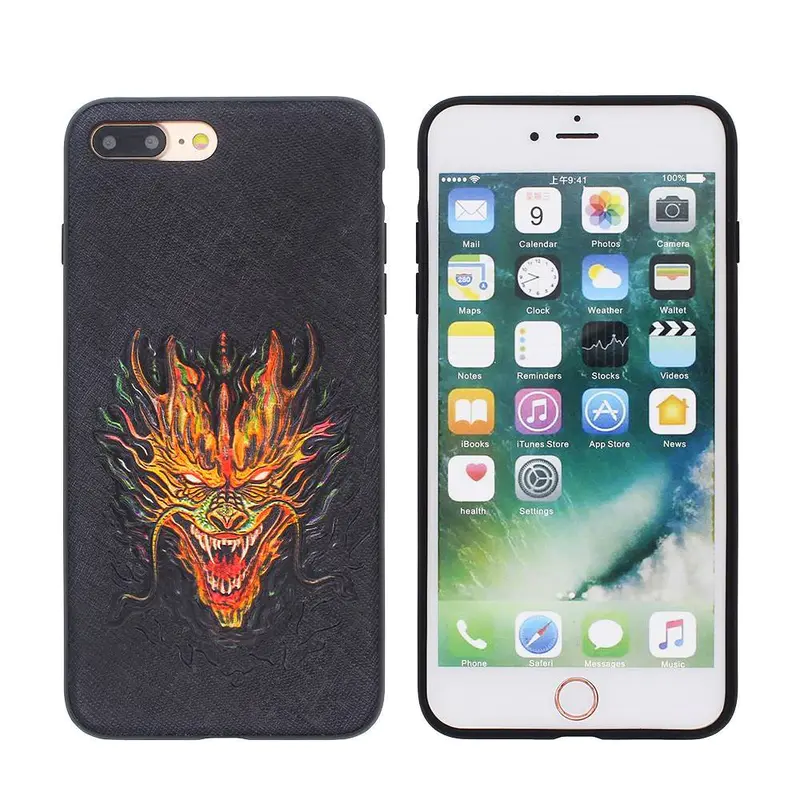 iPhone 7 Plus Slim Case with Cool Dragon Image