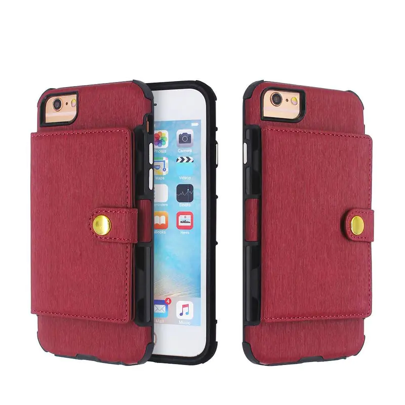 Wallet Leather Phone Case Wholesale for iPhone 8, 7, 6s, 6, & Plus