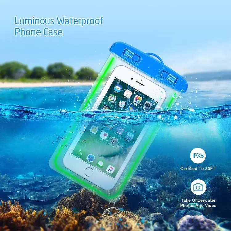 Universal Luminous Waterproof Phone Case