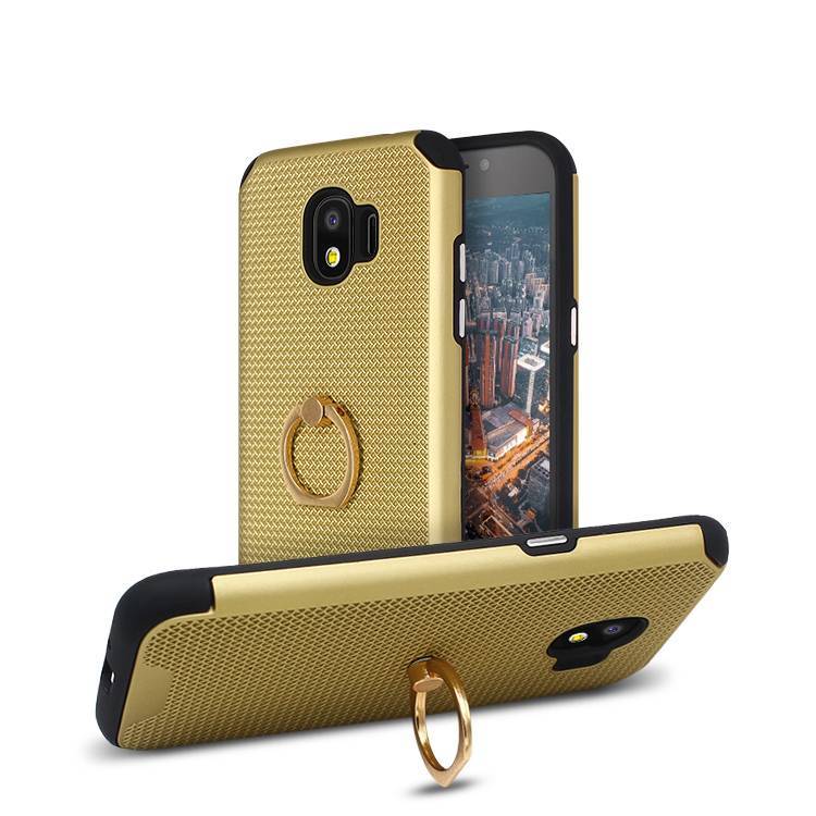  Ring Mesh Kickstand Phone Case para Samsung J2 Pro 2018