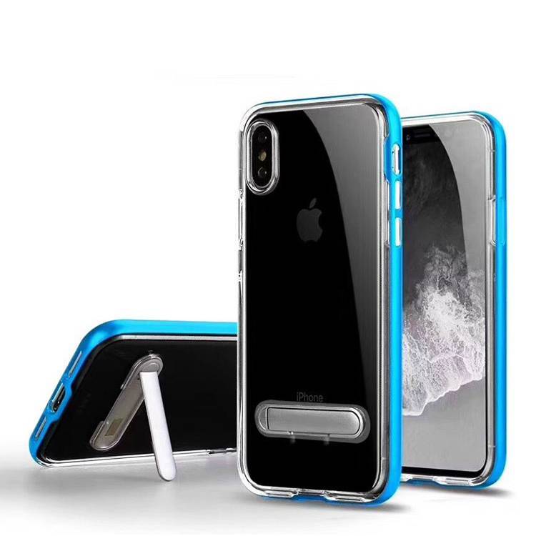 Crystal Clear Cases for IPhoneXS MAS with Electroplated Frame