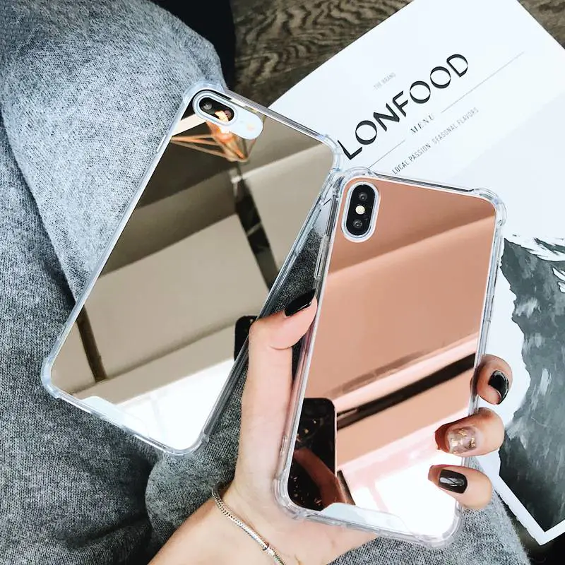Luxury Makeup Mirror Phone Case for iPhone X XS MAX XR