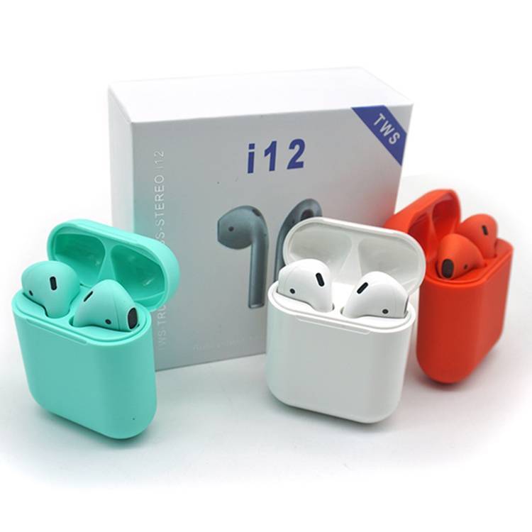 i12 tws bluetooth 5.0 earphone wireless earbuds